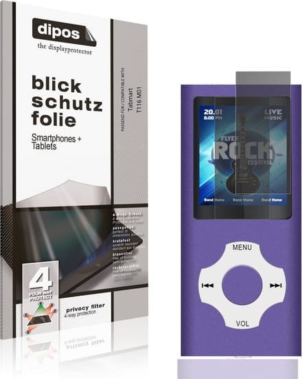 dipos – Matte Privacy Screenprotector geschikt voor Tabmart T116 M01 | Anti-Spy Beschermfolie