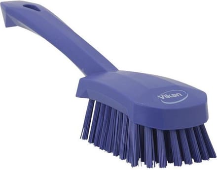 Vikan 41928 Handborstel - Korte Steel - 270 mm - Harde Polyester Haren