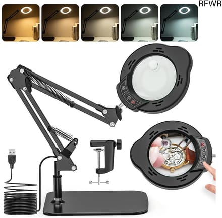 Vergrootglas met Verlichting - Loelamp - Vergrootlamp - Thuisgebruik