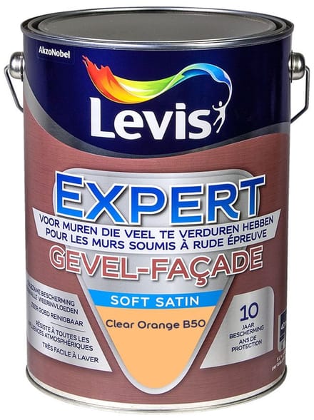 Levis - Expert Gevel Mix - Clear Orange B50 - Mengverf - 5 L