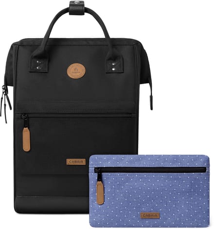Cabaia - Rugzak Adventurer Large Berlin - 23L - Laptopvak 15 inch - Zwart