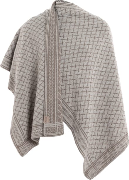 Knit Factory Dusk Omslagvest - Marron/Iced Clay - One Size