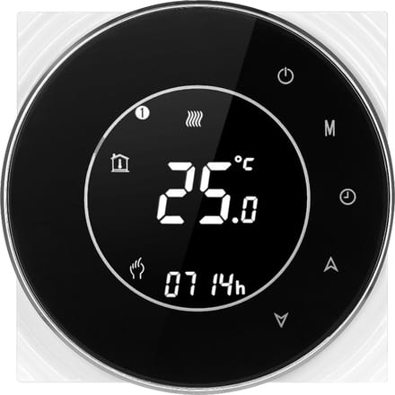 95-240V Wi-Fi slimme thermostaat Programmeerbare elektrische verwarmingsthermostaat temperatuurregelaar zwart