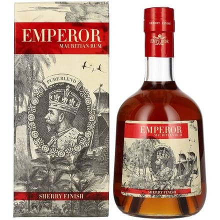 Keizer Rum Emperor Mauritian Rum Aged Blend Sherry Finish 40% Vol. 0,7l in geschenkverpakking