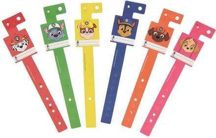 Naambandjes Paw Patrol - Armband - Multicolor - 6 stuks - Bracelet - kindveiligheid - child safety / SOS Bandjes / Identity Bracelet