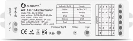 Gledopto Wifi 5 in 1 LED Controller