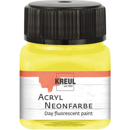 KREUL acryl Neonverf, 20 ml - Neon-Geel