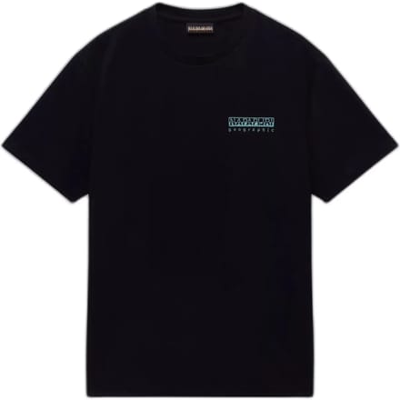 Geographic TShirt Short Sleeve Crew Neck - Black Shirts