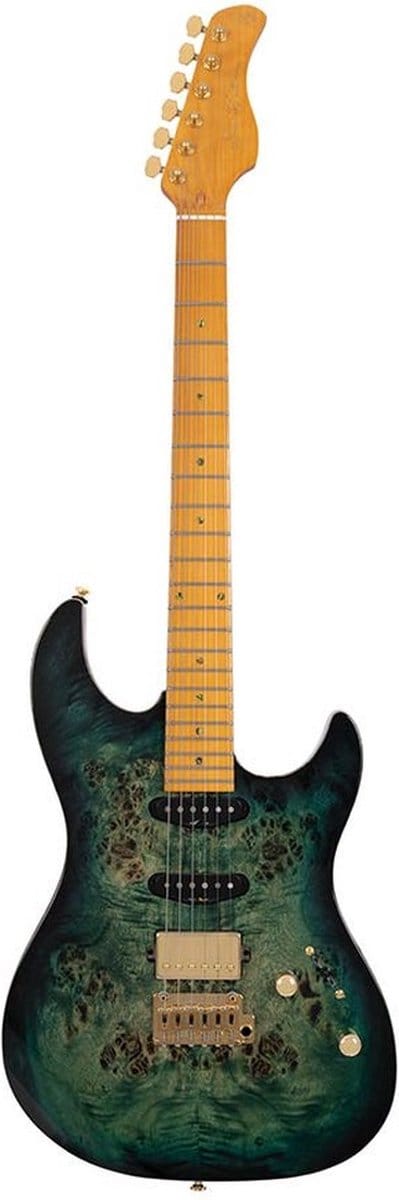 Sire S10 HSS ST-Style Elektrische Gitaar Green
