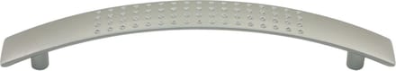 Starx Greep perfo - gebog - 128mm - RVS-kleur