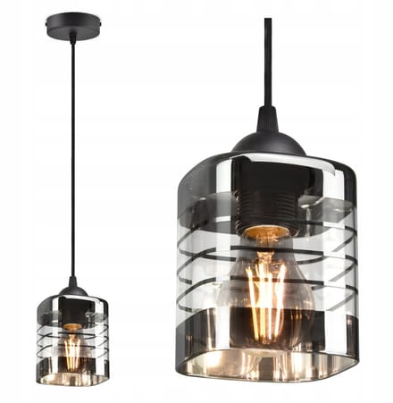 Merkloze Glazen Hanglamp - Verstelbare Hoogte, Modern Design