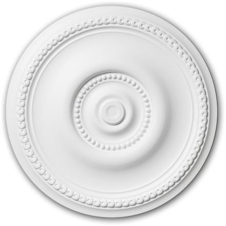 Plafond Rozet 156002 Profhome plafond centrum Sierelement Art Nouveau stijl wit Ø 52 cm