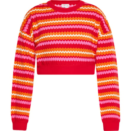 IZIA Jumper Dames Rood Veelkleurig