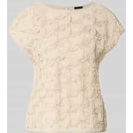 regular fit blouse met korte mouwen met 3d-look