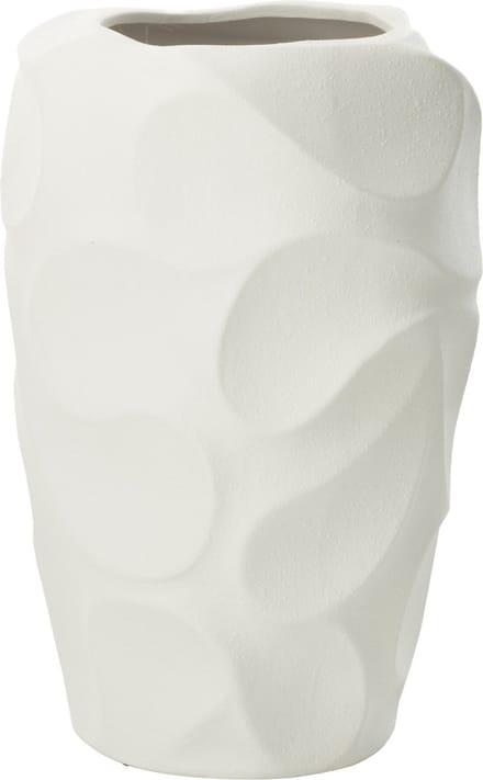 J-Line vaas Mirena - keramiek - wit - large - 43 cm hoog