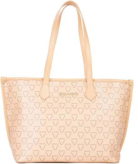 VALENTINO Schoudertas Lady Re Shopping Bag Beige / Multicolor Terracotta
