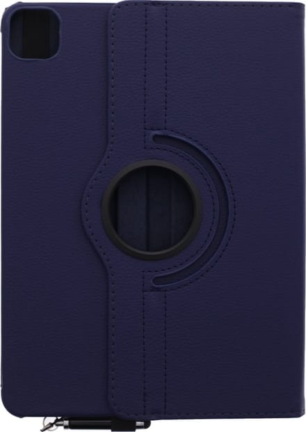 LuxeBass Apple iPad Pro 11 2020 Draaibaar Hoes 360 Rotating Multi stand Case - cover - Donker blauw