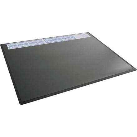 Durable 722301 Bureau onderlegger 4-jaarskalender Zwart, Transparant (b x h) 65 cm x 50 cm 1 stuk(s)