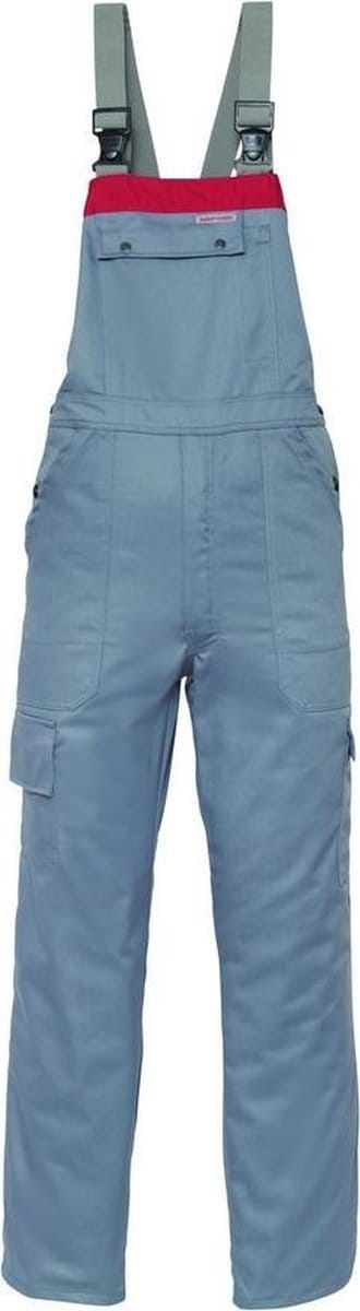 Havep 2379 Amerikaanse overall/Bretelbroek Grijs/Rood maat 58