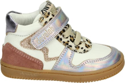 Develab - 44388 - Half-hoog - Kleur: Wit/beige - Maat: 21