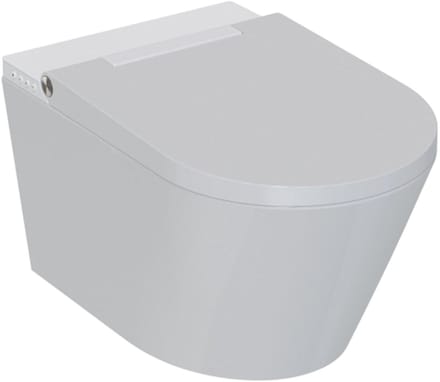 QeramiQ Luma douche-wc – verwarmde zitting & föhn – glans wit