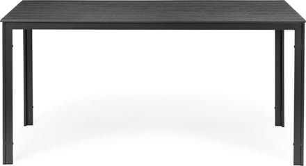 Tuintafel kunststof grijs - polywood - 6 persoons - 156x78x74 cm