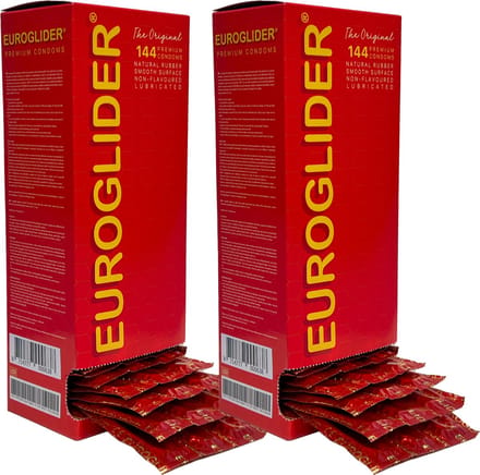 Euroglider Condooms 144x2 stuk | Best verkochte condoom in de professionele sector!