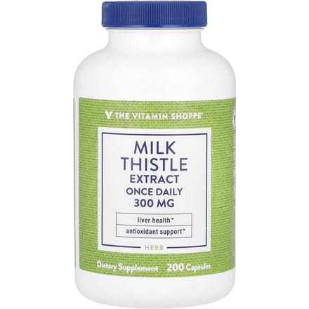 The Vitamin Shoppe, Extrait de Chardon-Marie, 300 mg, 200 Gélules
