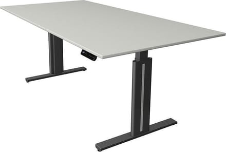 Kerkmann - Bureau Move-3 elegant licht grijs 200x100cm elektrisch verstelbaar