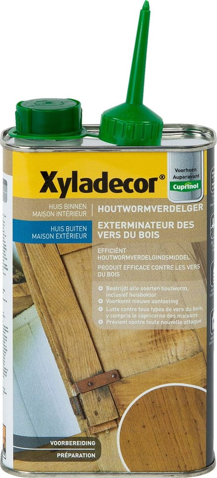 Xyladecor - Houtwormverdelger Bp - Kleurloos - 0,5 L