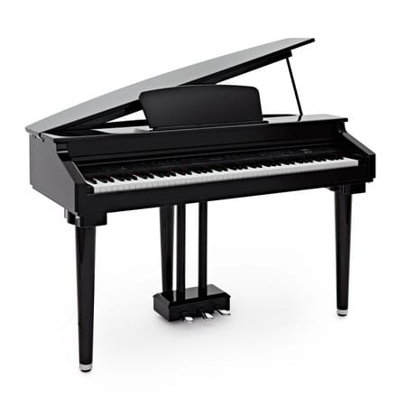 GDP-200 digitale Vleugelpiano van Gear4music, Gloss Black