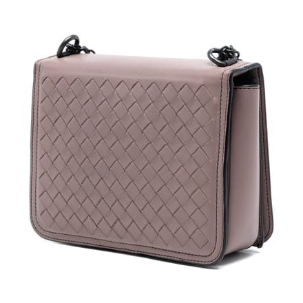 Tweedhands Small Nappa Intrecciato Catwalk Schoudertas
