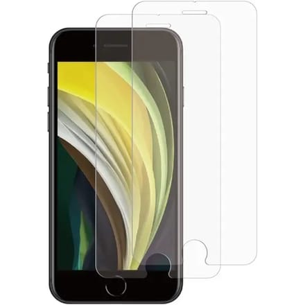 Myway, Pack 2 getemperd glas Geschikt voor Apple iPhone SE/8/7/6S/6 platte anti-kras, Transparant