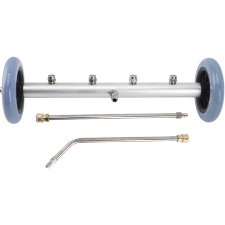 Onderwagenreiniger 16 inch 4000PSI Hogedruk Onder Auto Wassen Waterbezem met Verlengstang blauw