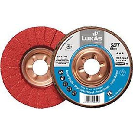 LUKAS-ERZETT A27201250600050 Lamellenschuurschijf Diameter 125 mm Korrelgrootte (num): 60 10 stuk(s)