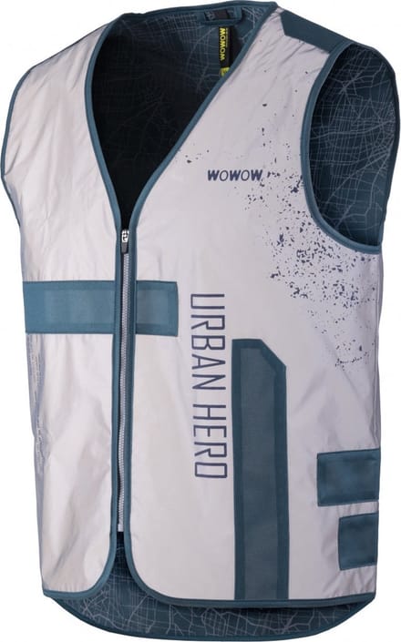 WOWOW Urban Hero Full Reflective Fietsjas met rits - M