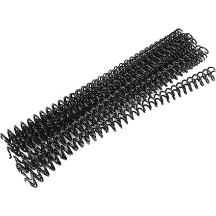 20 stuks 30-gaats losblad plastic bindringen spiraalringen voor A4-papier 19 mm transparant 11mm