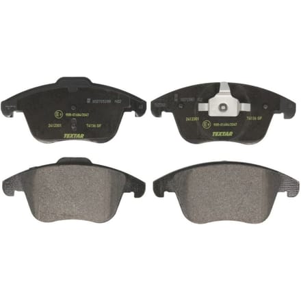 Remblokset TEXTAR 2412301, voor