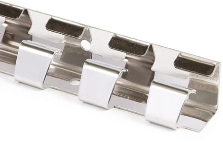 Rubbermagazijn - Rails voor PVC strokengordijn - 1200mm - tochtdeuren