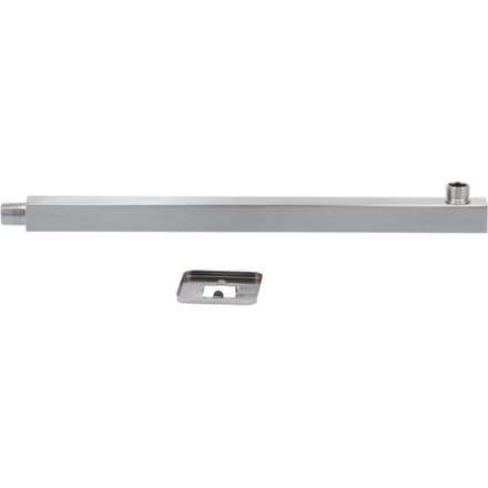 Bras de douche mural NPT1/2 Brossé Encastré Acier Inoxydable Barre d'extension de douche pour le bain gray