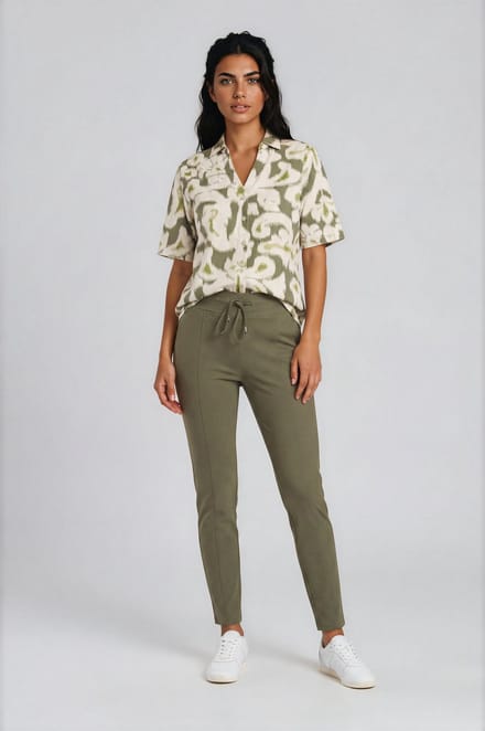 MI PIACE - Travel Broek Uni 202016 Olive - Maat : S