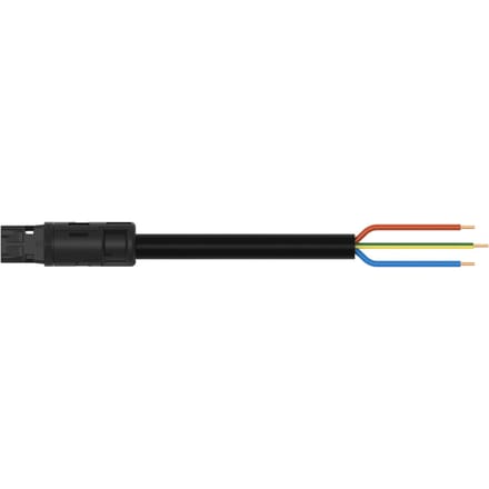 WAGO Winsta 3-Pool Vooraf Geassembleerde Kabel 3M Zwart - 774-9993/207-301