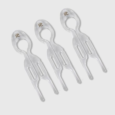 Pinclip slimme haarspelden set van 3 transpartant