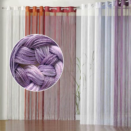Draadgordijn Ogen 160x98 Lila Verloop - Ruimteverdeler en Insectenbescherming