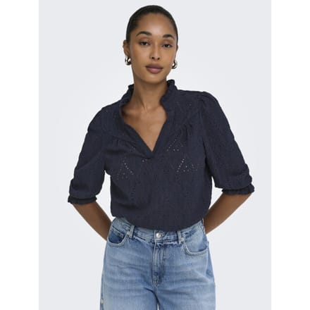 ONLY - ONLZIGGY S/S FRILL TOP CC JRS Dames Top