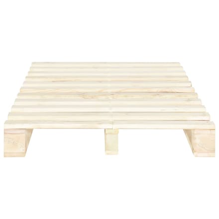 vidaXL - Bedframe - pallet - massief - grenenhout - 120x200 - cm