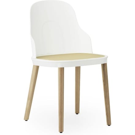 Normann Copenhagen Allez Chair Molded wicker Oak - White