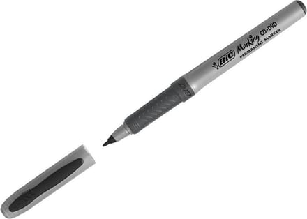 Permanent marker bic intensisty uf zwart | 12 stuks