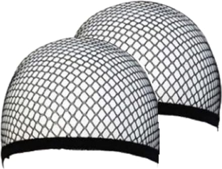 BamBella® Wig Cap 2 stuks zwart Gaas Pruik Rekbare Elastische Haarnet