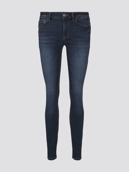 Tom Tailor Denim - TTJONA EXTRA SKINNY-jeans - Maat 25/34 - dark stone wash denim